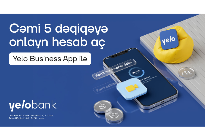 Yelo Bank-dan fərdi sahibkarlar üçün - ONLAYN İMKAN! | FED.az