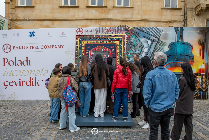 Baku Steel Company Xalça Festivalında polad sənətini təqdim etdi - FOTOLAR | FED.az