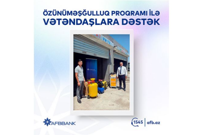 “AFB Bank” özünüməşğulluq proqramına dəstək olmağa - DAVAM EDİR | FED.az