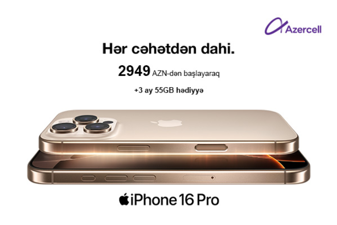 Azercell “iPhone 16”nı təqdim edir | FED.az