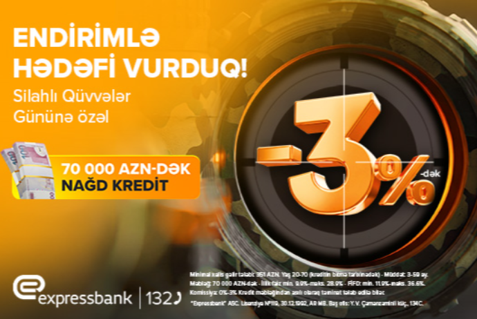 Silahlı Qüvvələrimiz üçün - XÜSUSİ KREDİT | FED.az