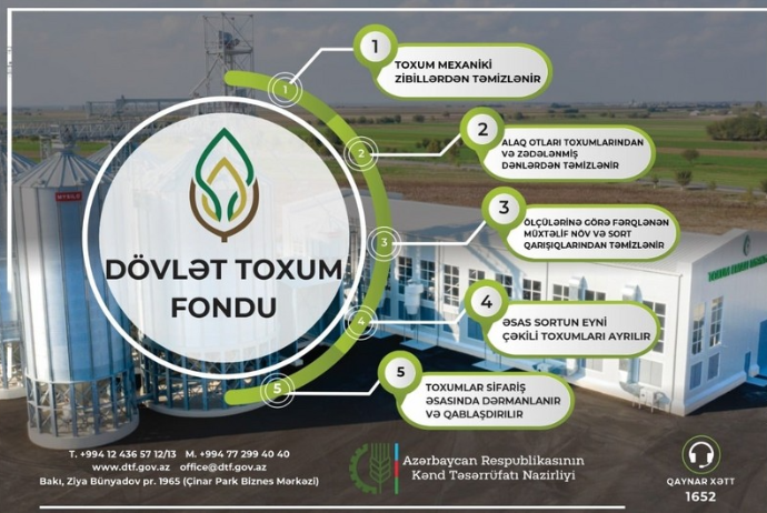 Dövlət Toxum Fondu hüquqi və fiziki şəxslərə - Müraciət Edib | FED.az