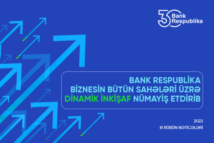 "Bank Respublika" biznesin bütün seqmentləri üzrə dinamik - İNKİŞAF EDİB | FED.az