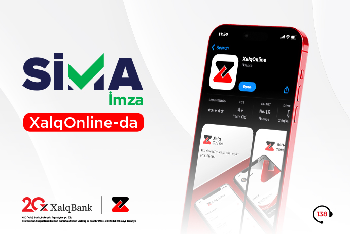 “SİMA İmza” Xalq Bankın - “XalqOnline” SİSTEMİNDƏ | FED.az