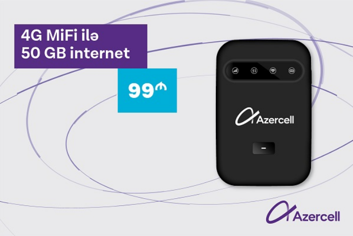 Azercell-dən 4G MiFi ilə daha sürətli internet bağlantısı! | FED.az