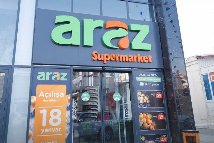 "Araz" supermarket şəbəkəsi yeni marketini açdı - ÜNVAN | FED.az