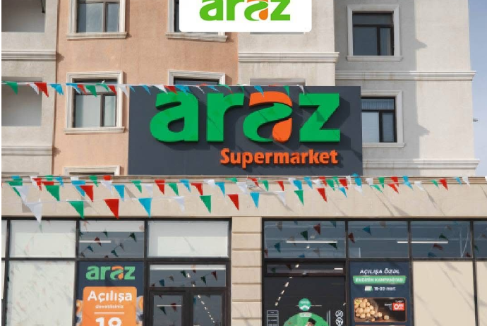 "Araz" supermarketlər şəbəkəsi bölgələrdə yeni filiallar açıb - ÜNVANLAR | FED.az