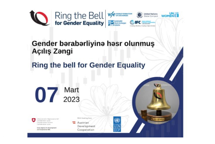 Bakı Fond Birjasında gender bərabərliyinə həsr edilmiş  - “Açılış Zəngi” Keçiriləcək | FED.az