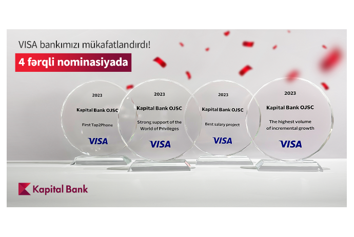 Kapital Bank Visa-nın 4 mükafatına - LAYİQ GÖRÜLÜB | FED.az