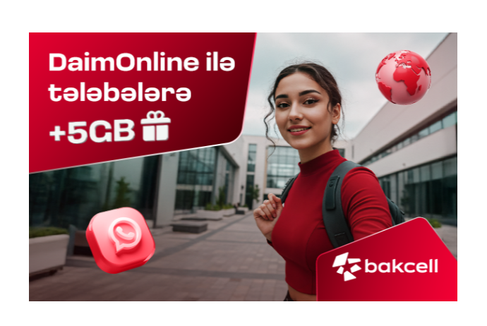 “Bakcell” дарит студентам 5GB с DaimOnline! | FED.az