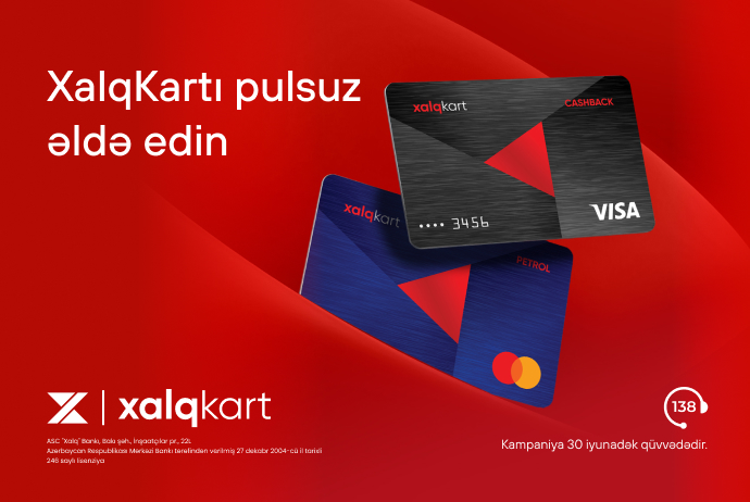 XalqKart-ı indi - PULSUZ ƏLDƏ EDİN | FED.az