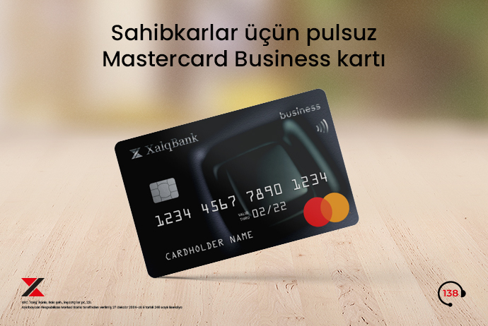 "Xalq Bank"dan sahibkarlara Mastercard Business kartı - HƏDİYYƏ! | FED.az