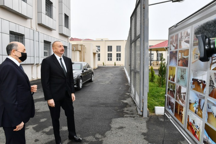 Prezident yeni inşa edilmiş penitensiar müəssisələrdə yaradılan şəraitlə - TANIŞ OLUB - FOTOLAR | FED.az