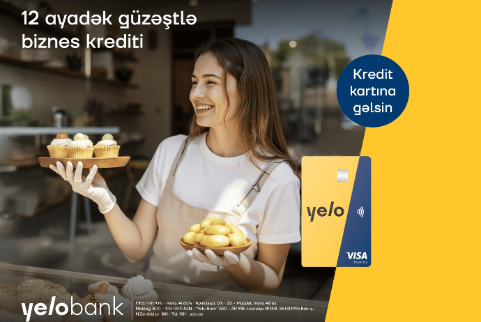 Biznesini böyütmək istəyənlərə Yelo Bank-dan - SƏRFƏLİ TƏKLİF! | FED.az