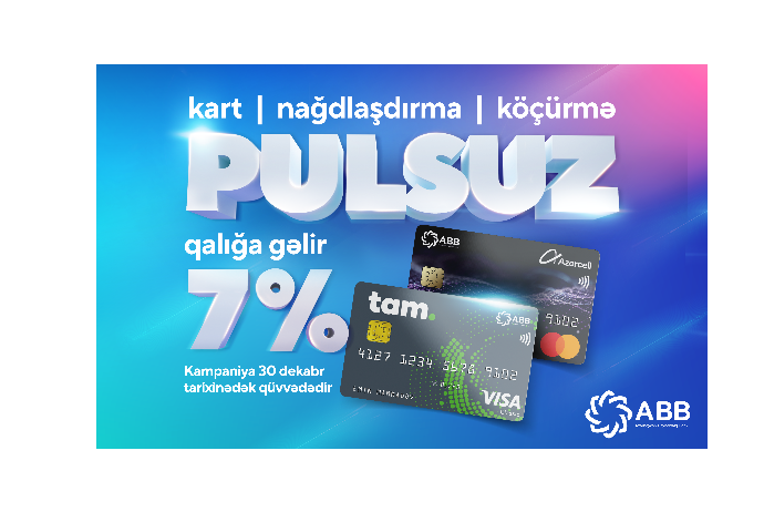 ABB-dən pulsuz kartlarla - YENİ KAMPANİYA! | FED.az