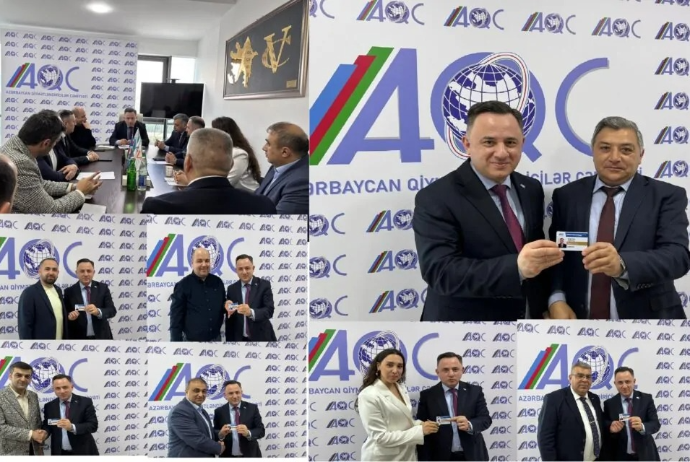 AQC üzvlərinə yeni vəsiqələr təqdim olunub – FOTO - VİDEO | FED.az