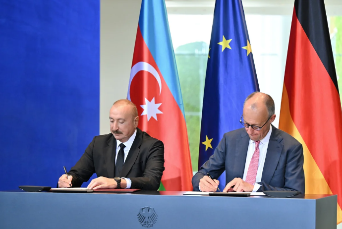 Azərbaycan və Almaniya arasında strateji tərəfdaşlıq üzrə Birgə Bəyannamə imzalanıb - TAM MƏTN | FED.az