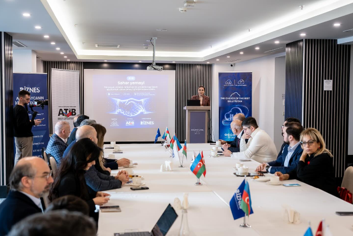 ATİB-in tərəfdaşlığı ilə sənaye sektoru, zavod və fabrik rəhbərlərinin  B2B görüşü keçirilib - FOTOLAR | FED.az