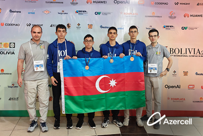 Azercell Beynəlxalq İnformatika Olimpiadasında uğur qazanan məktəbliləri təbrik edir | FED.az