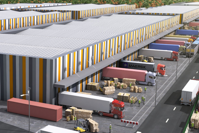 Abşeron Logistika Mərkəzi 80 000 m² yeni anbar kompleksini - İSTİFADƏYƏ VERDİ