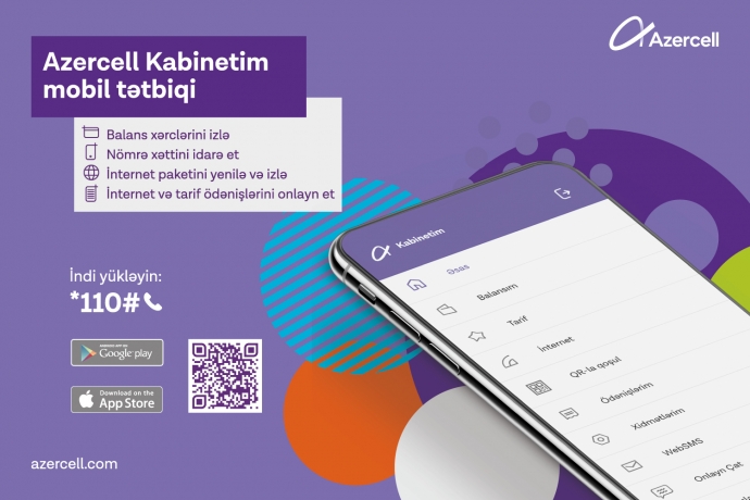 Azercell-in “Kabinetim” mobil tətbiqi yeniləndi! | FED.az