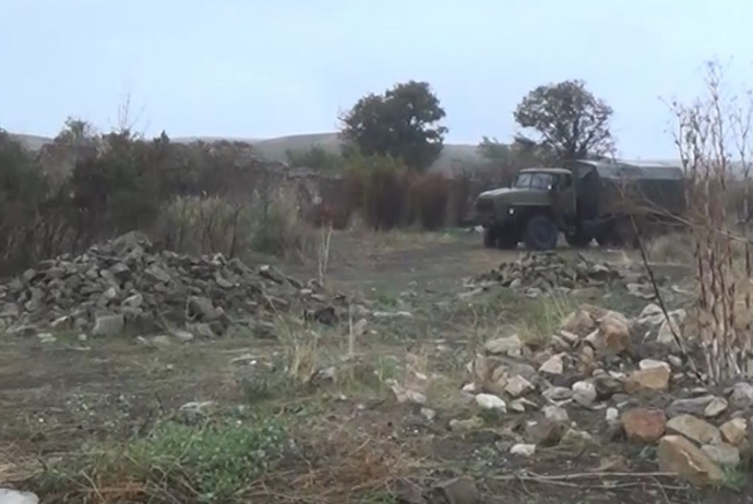 İşğaldan azad edilən Çaxırlı kəndinin - Videogörüntüləri | FED.az