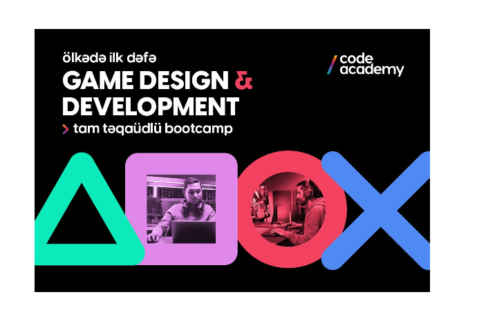 Ölkədə İLK dəfə: Code Academy-dən “Game Design and Development” üzrə - TAM TƏQAÜDLÜ BOOTCAMP! | FED.az