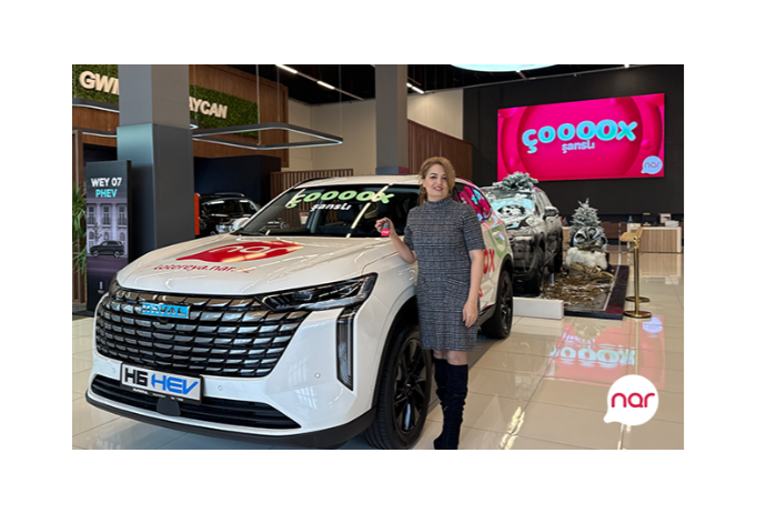В лотерее «Çoox Şanslı» от «Nar» разыгран 7-й автомобиль | FED.az