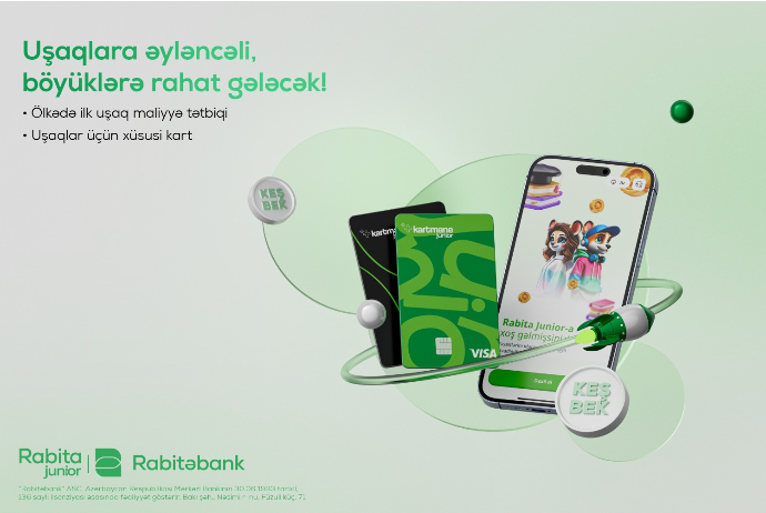 Rabitəbankdan ölkədə ilk! - Uşaqlar üçün maliyyə üzrə mobil tətbiq: Rabita Junior | FED.az