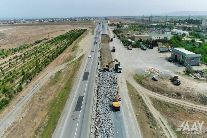 Qubaya səfərlərin başladığı vaxtda Bakı-Quba yolunda - TƏMİR BAŞLADI - FOTO - VİDEO | FED.az