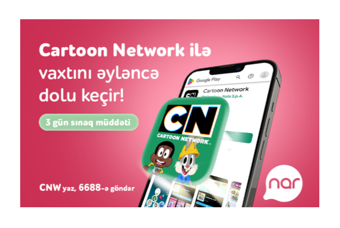 “Nar” yüksək keyfiyyətli “Cartoon Network” oyunlarına giriş imkanı təqdim edir | FED.az