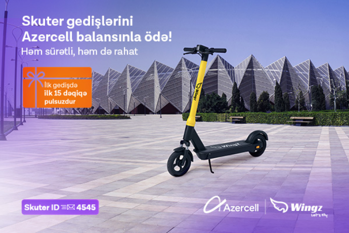 Azercell ilə şəhərdaxili mikromobillikdə yeni mərhələ | FED.az