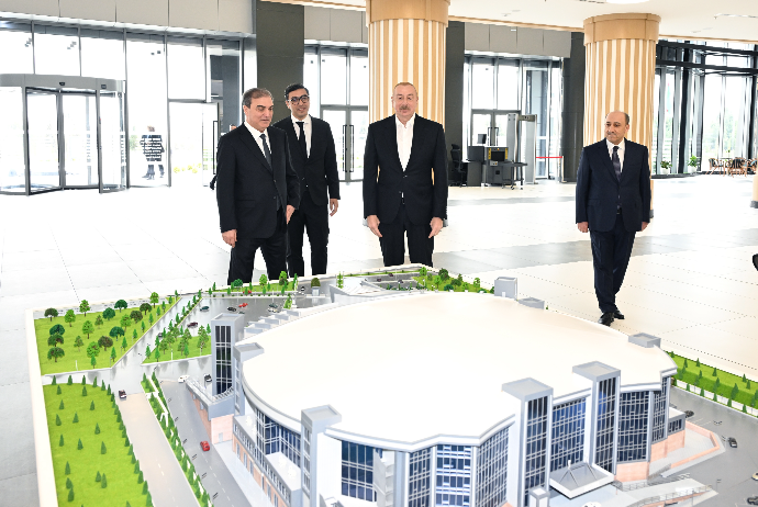 İlham Əliyev Gəncə İdman Sarayının açılışında iştirak edib | FED.az