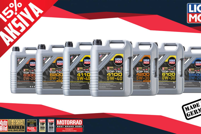 Alman brendi olan "Liqui Moly" mühərrik yağlarının - 15% ENDİRİMLƏ SATIŞI BAŞLADI | FED.az