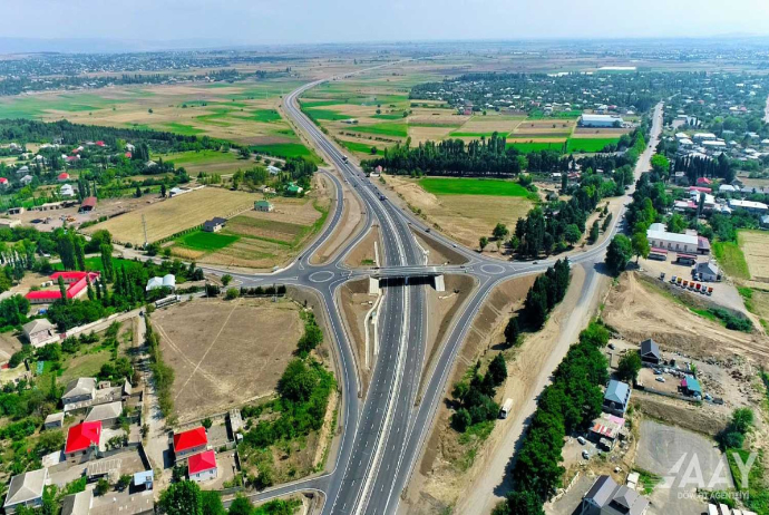 Gəncə-Qazax-Gürcüstan sərhədi yolunun bir hissəsinin tikintisi yekunlaşıb - FOTO - VİDEO | FED.az