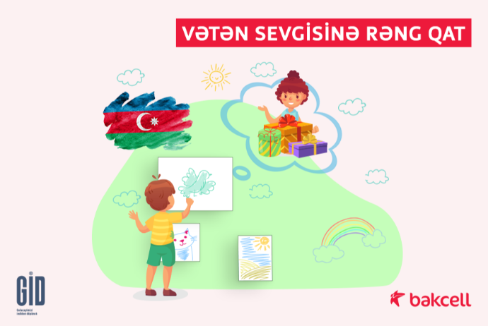 Uşaqlar arasında “Vətən sevgisinə rəng qat!” adlı - Rəsm Müsabiqəsi | FED.az