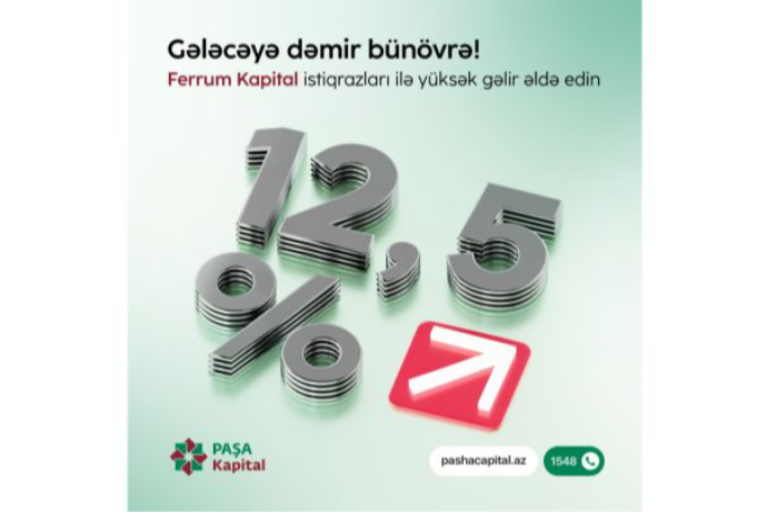 PAŞA Kapital-dan 12.5% gəlirli - Ferrum Kapital İstiqrazları | FED.az