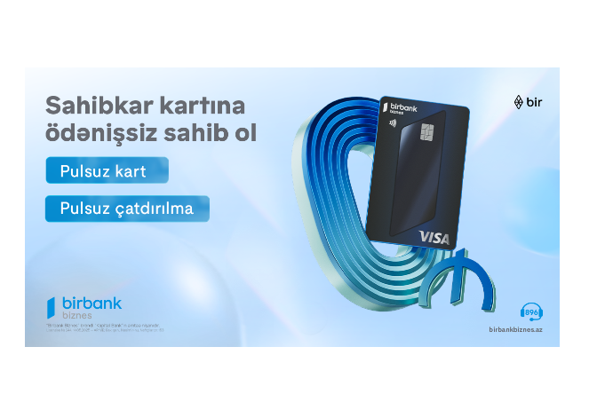Birbank Biznes представил обновлённую Visa «Карту Предпринимателя» - теперь бесплатно и в новом дизайне | FED.az