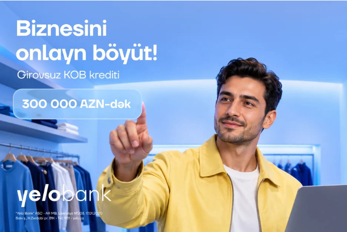 Sahibkarlar üçün: 300 000 AZN-dək girovsuz və onlayn - KREDİT İMKANI! | FED.az