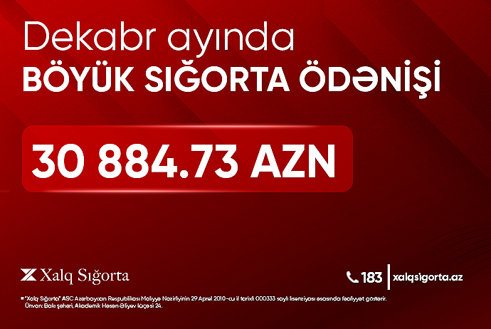 Xalq Sığorta yüksək məbləğdə sığorta ödənişi - HƏYATA KEÇİRİB | FED.az