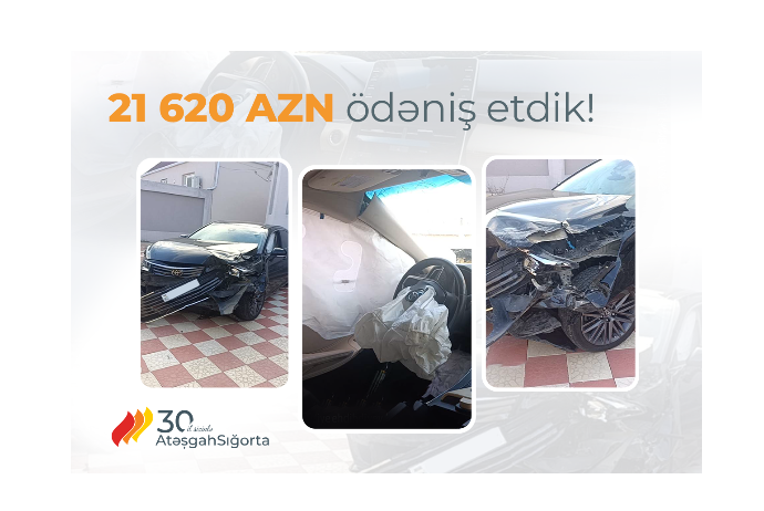 “Atəşgah” Sığortadan KASKO üzrə - NÖVBƏTİ ÖDƏNİŞ | FED.az