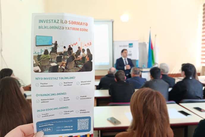 Gələcəyin iqtisadçıları üçün müasir yatırım dərsləri: InvestAZ mütəxəssisləri tərəfindən Master Klass keçirilib | FED.az