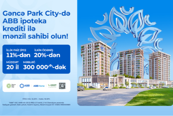 ABB-nin ipoteka krediti ilə “Gəncə Park City”də - MƏNZİL SAHİBİ OLUN! | FED.az
