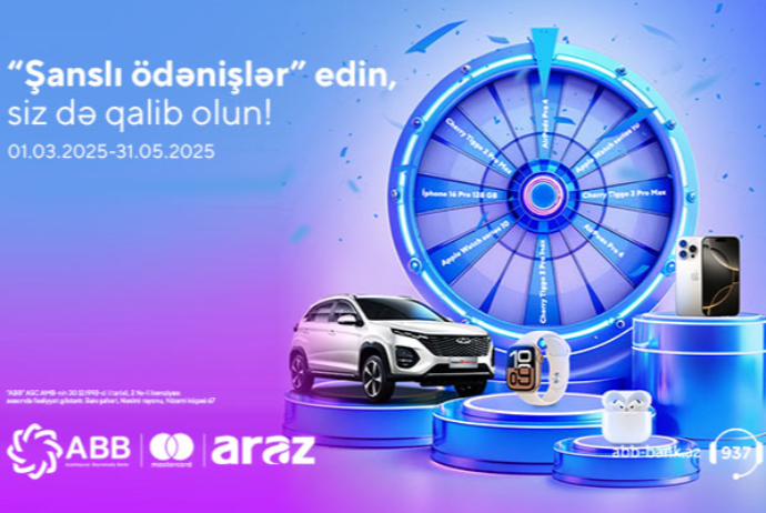 Делай покупки с картами Банка ABB в супермаркетах  «ARAZ» – выигрывай автомобиль! | FED.az