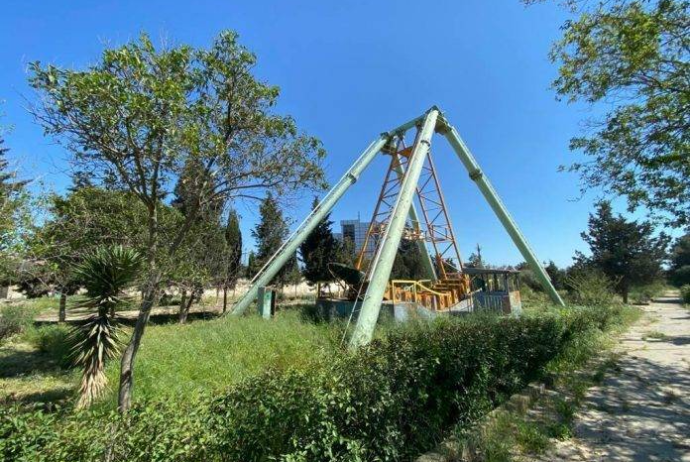 Bakının keçmiş “Luna Park”ı yenidən qurulur - Foto | FED.az