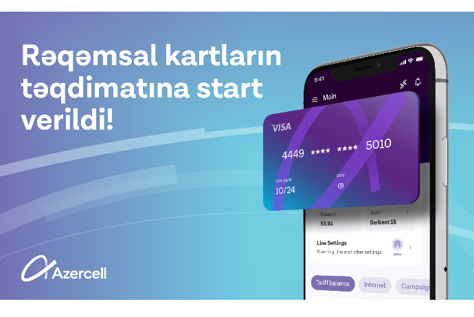 Azercell rəqəmsal kartının növbəli aktivasiyasına - START VERDİ! | FED.az