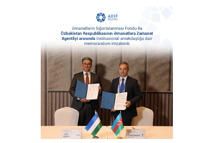 ƏSF ilə Özbəkistanın Əmanətlərə Zəmanət Agentliyi əməkdaşlığa dair memorandum imzalayıb | FED.az