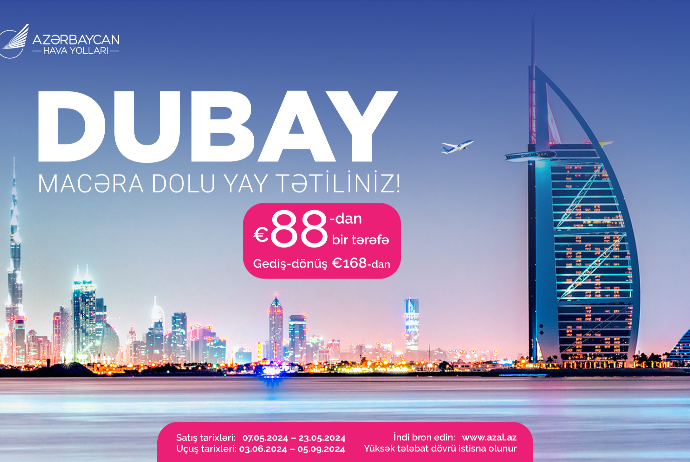 Специальное предложение от AZAL на перелеты между Баку и Дубаем | FED.az