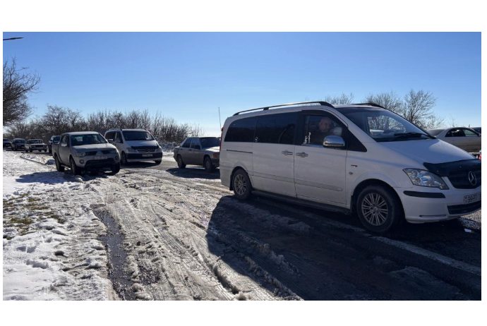 Ağsu dolaylarında maşınların hərəkəti - TAMAM DAYANIB | FED.az