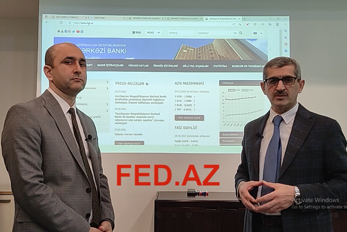 «Artıq bütün proses 10-15 dəqiqəyə tamamlanır» - Mərkəzi Bankın yeni sistemi belə işləyir – MÜSAHİBƏ - VİDEO | FED.az